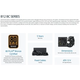 Захранване Seasonic B12-BC-650 650W