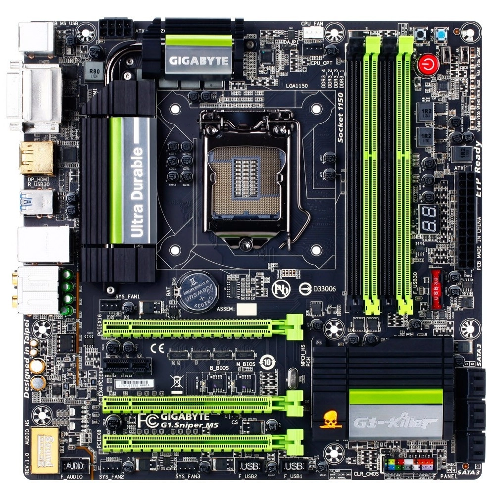 Дънна платка GIGABYTE G1.Sniper M5 Z87 1150