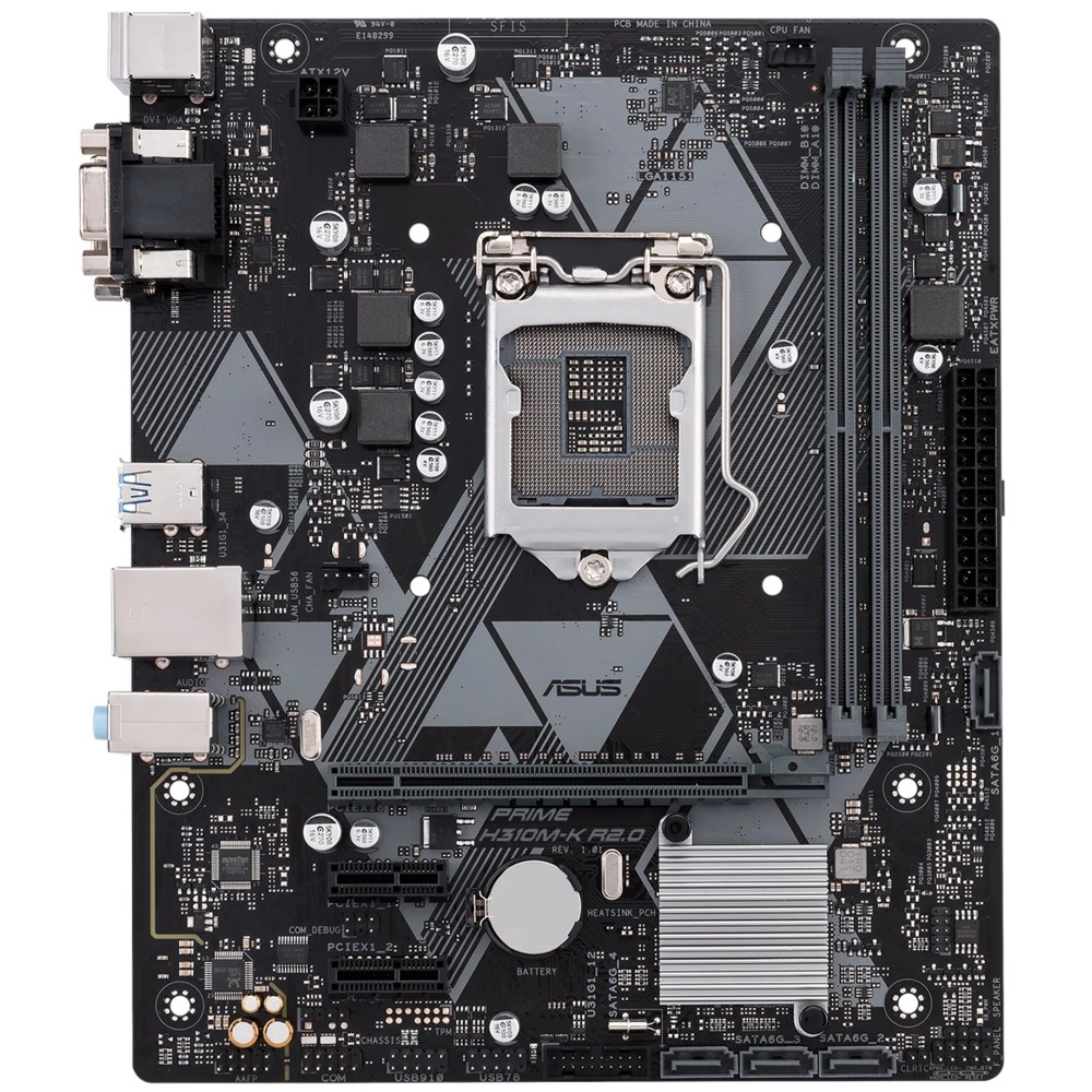 Дънна платка Asus PRIME H310M-K R2.0 1151