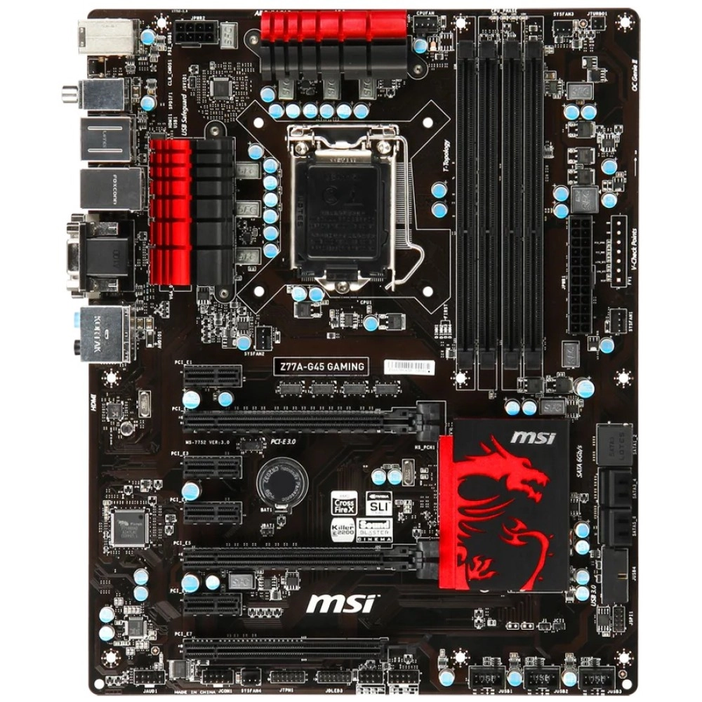 Дънна платка MSI Z77A-G45 GAMING 1155