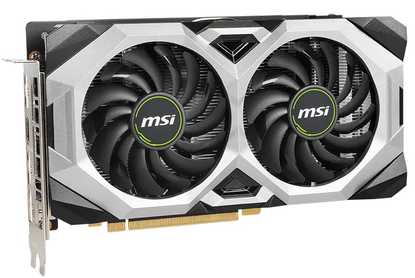 Геймърска видеокарта MSI GeForce RTX 2060 VENTUS GP OC 6GB.