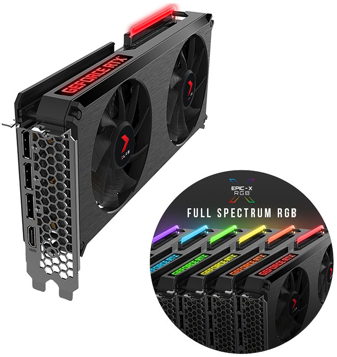 Геймърска видеокарта PNY GeForce RTX 3060 Ti 8GB XLR8 Gaming.